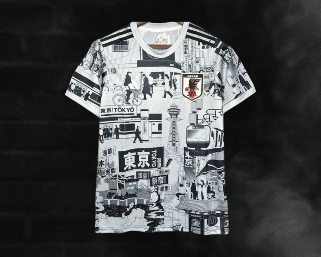 Maillot Japon | 2025 - Gris & Noir