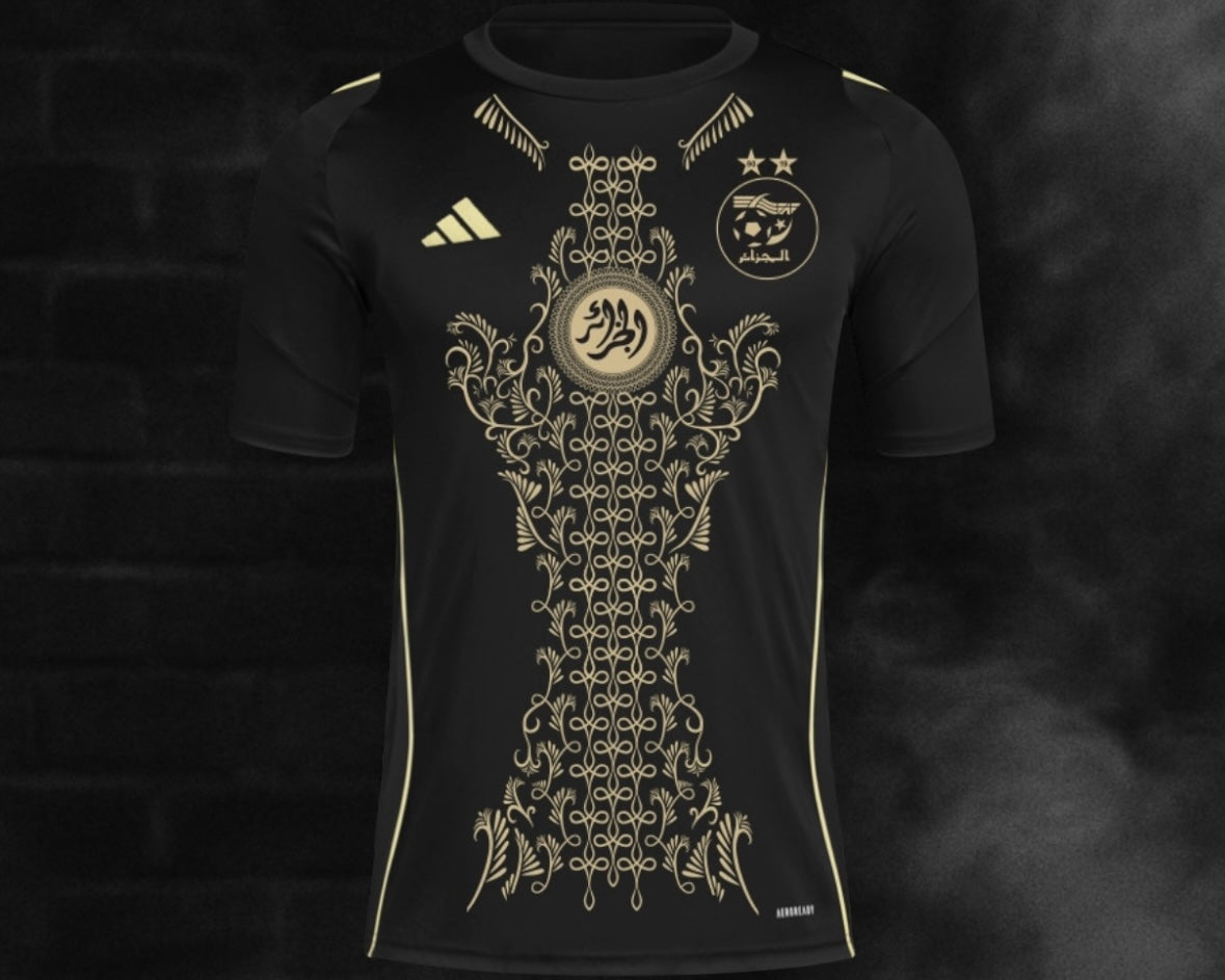 Maillot Algérie | 2025 - Noir & Or