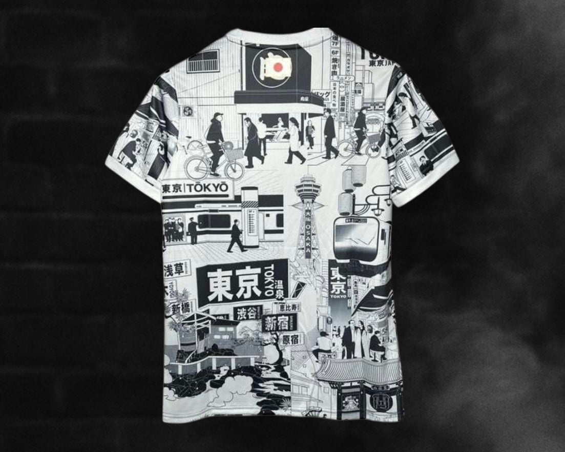 Maillot Japon | 2025 - Gris & Noir