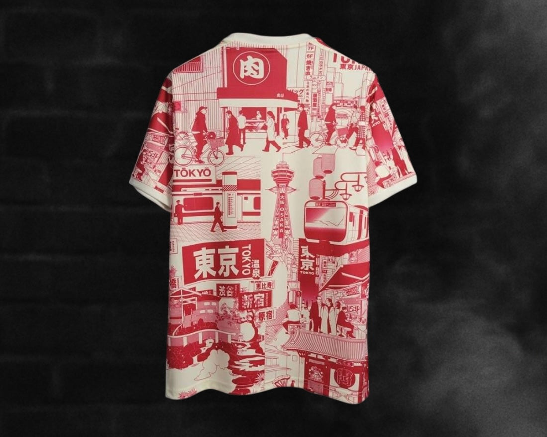 Maillot Japon | 2025 - Blanc & Rouge