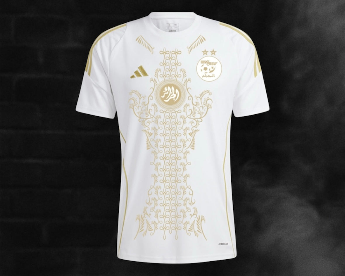 Maillot Algérie | 2025 - Blanc & Or